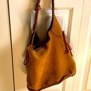 Cole Haan suede hobo style bag